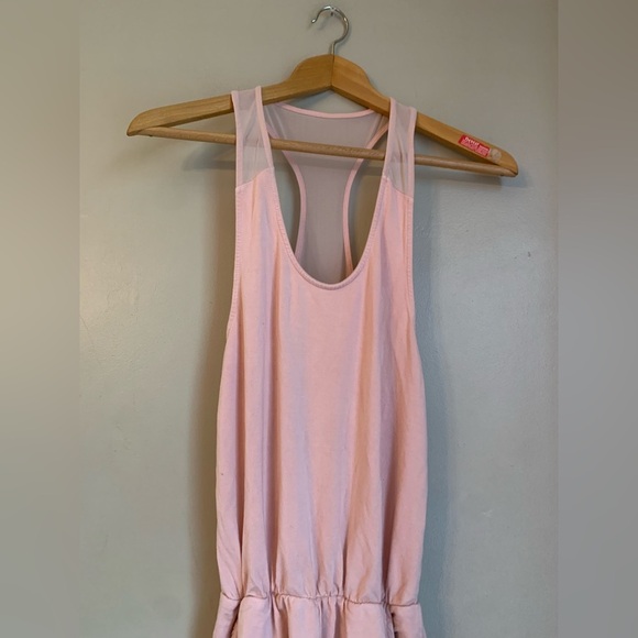 Alo yoga romper jumpsuit knit & sheer fabrics pink - Picture 5 of 9